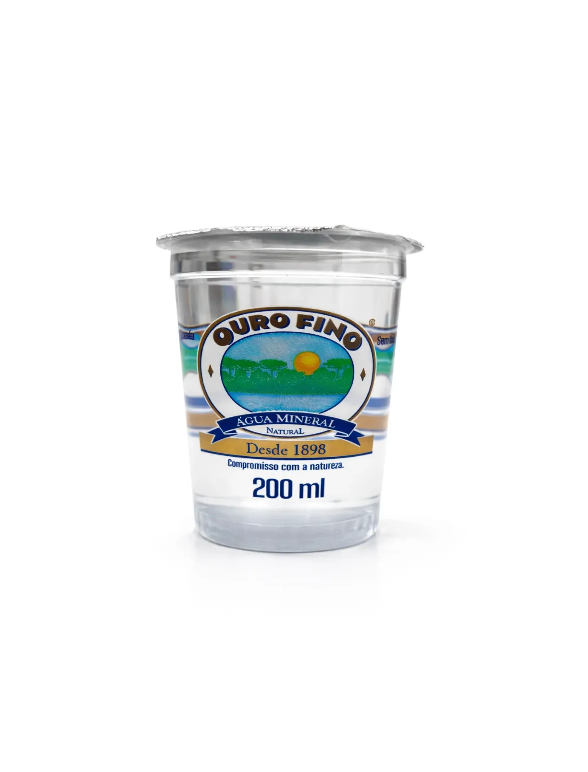 Embalagem de Água Mineral sem Gás — Copo 200 mL