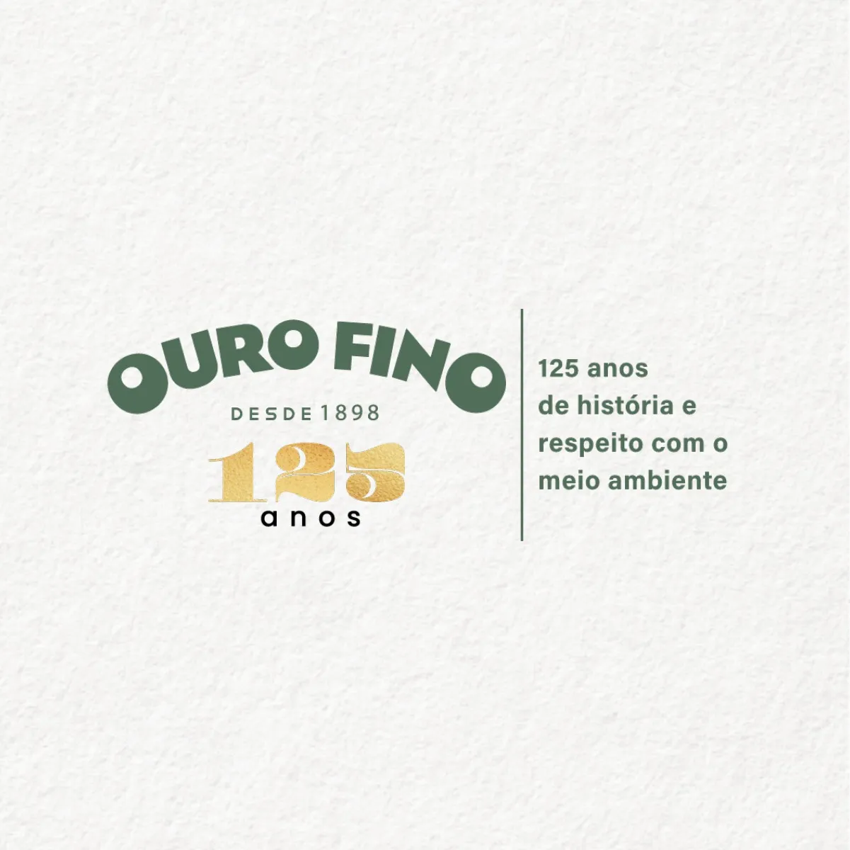 Capa do livro Ouro Fino — 125 anos de história e respeito com o meio ambiente